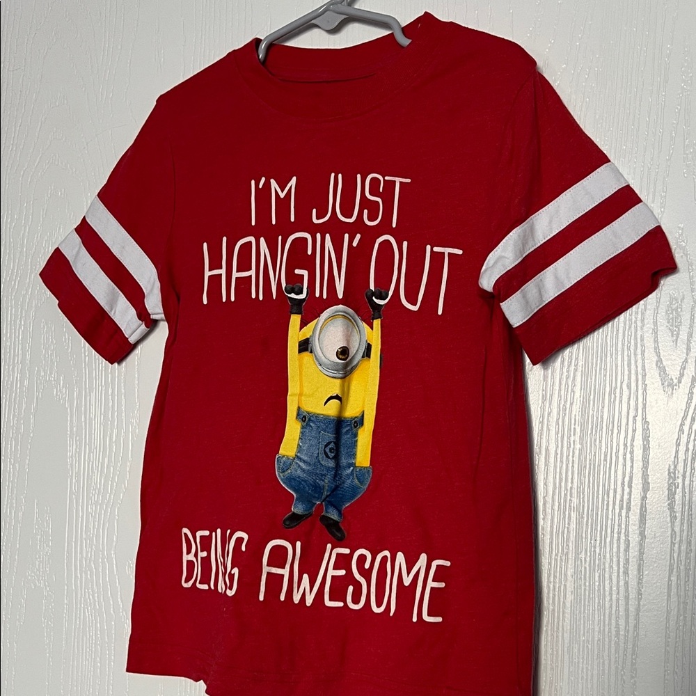 Universal Red Minions Kids T-Shirt